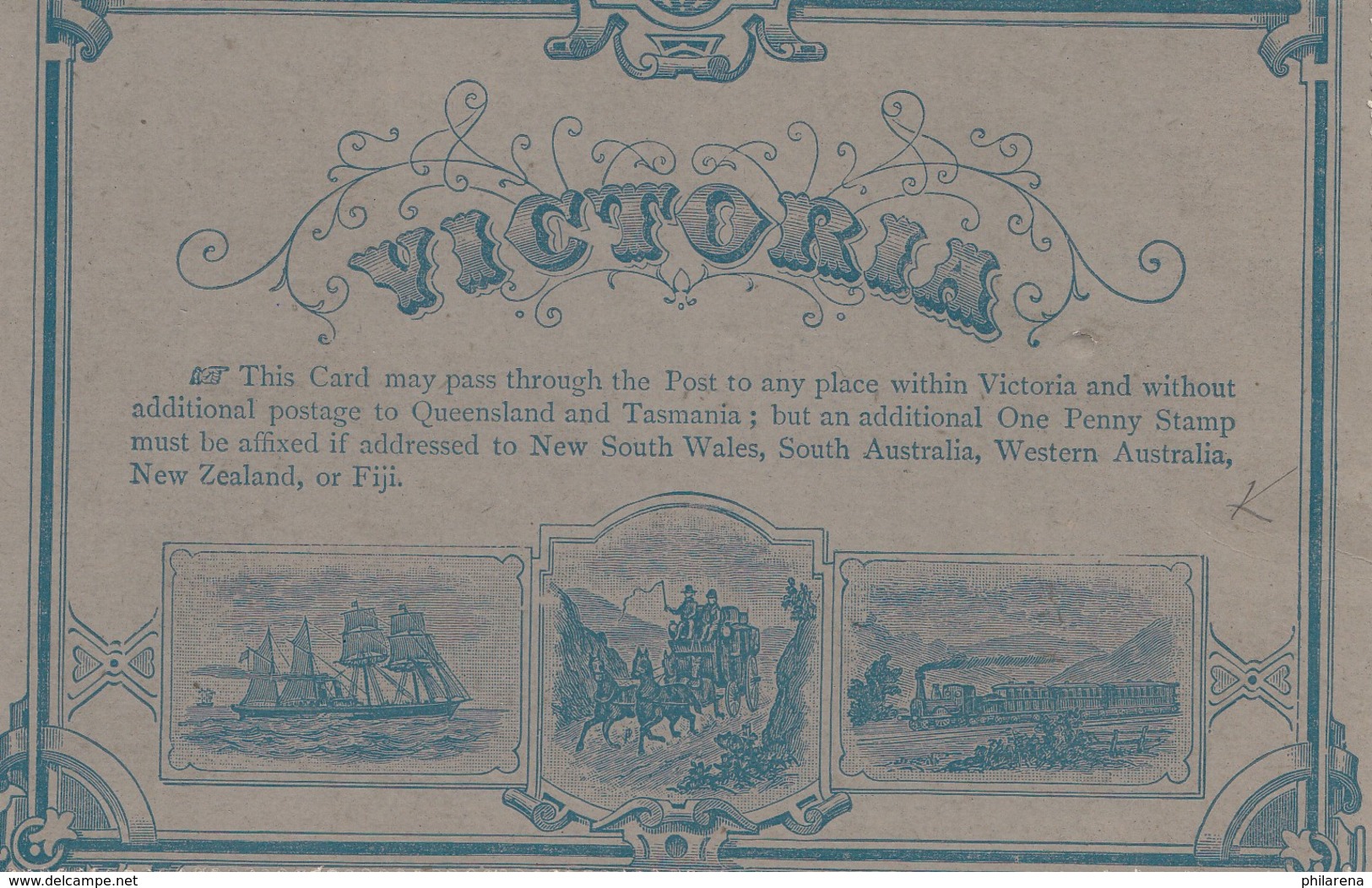 Victoria: Letter Card - Unused - Autres & Non Classés