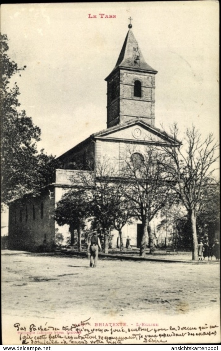 Cp Briatexte Tarn, L'Eglise - Autres & Non Classés