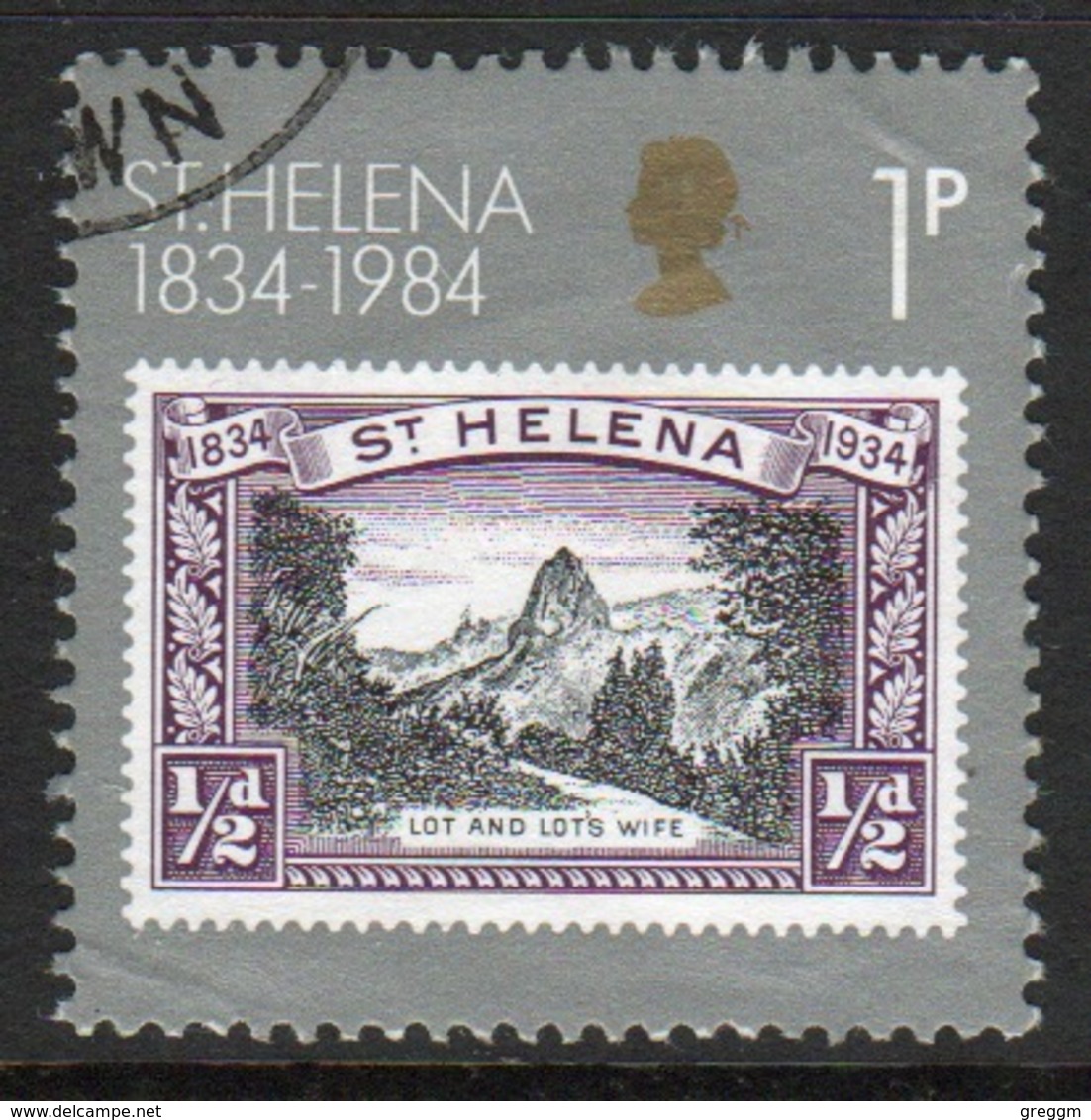 St Helena 1984 Single 1p Stamp From The 150th Anniversary Of St Helena As A British Colony Set. - St. Helena