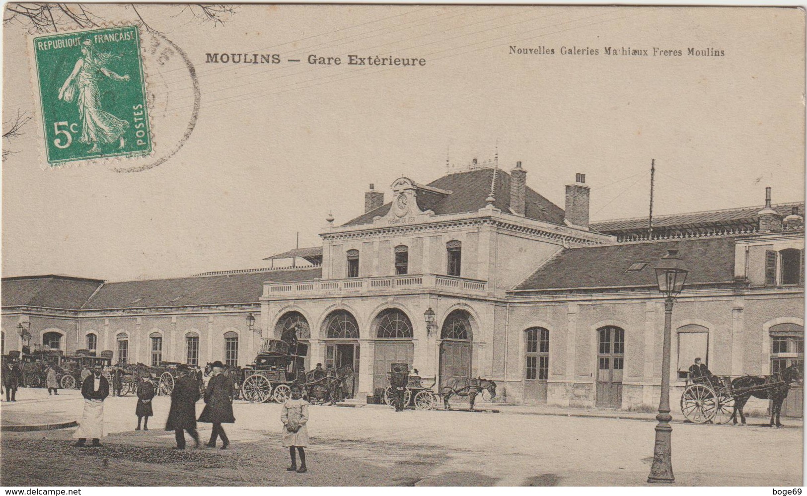 (pdd) ALLIER , MOULINS ,  GARE - Moulins