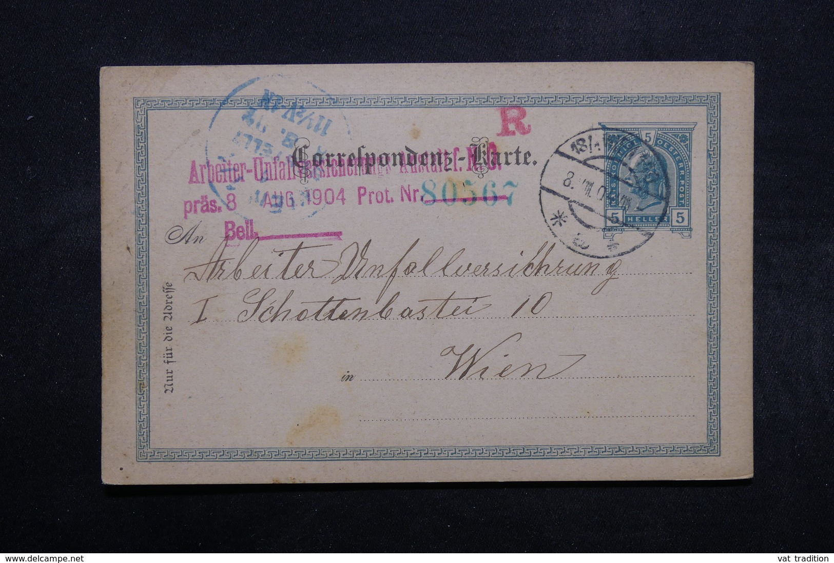 AUTRICHE - Entier Postal De Wien Pour Wien En 1902 - L 32520 - Autres & Non Classés