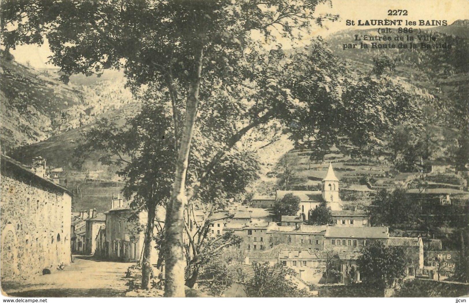 07 - Saint Laurent Les Bains - L' Entrée De La Ville Par La Route De La Bastide - Otros & Sin Clasificación