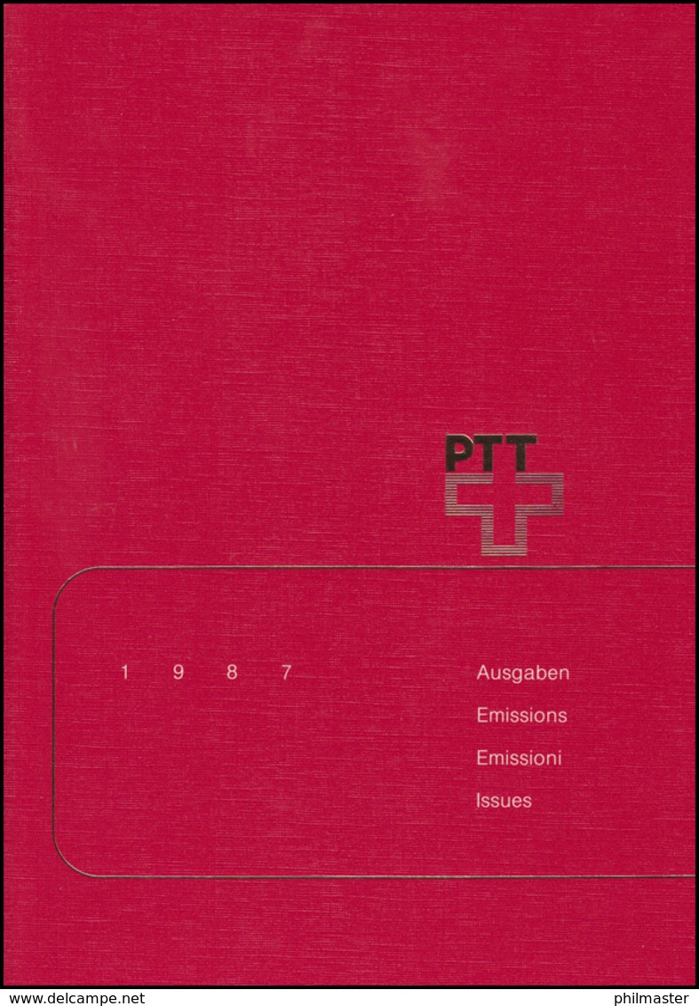 PTT-Jahrbuch Schweiz 1987, Alle Marken Mit Ersttagsstempel - Lotti/Collezioni