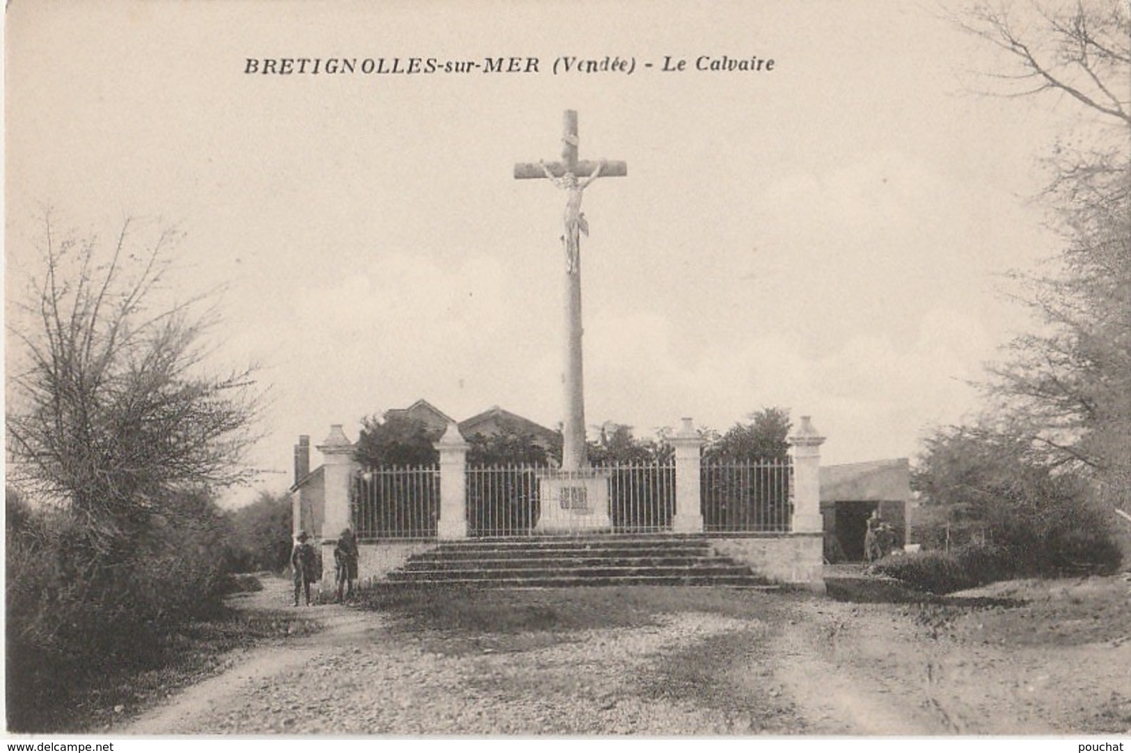 C4-85) BRETIGNOLLES SUR  MER  (VENDEE) LE CALVAIRE  - (ANIMEE - 2 SCANS) - Bretignolles Sur Mer