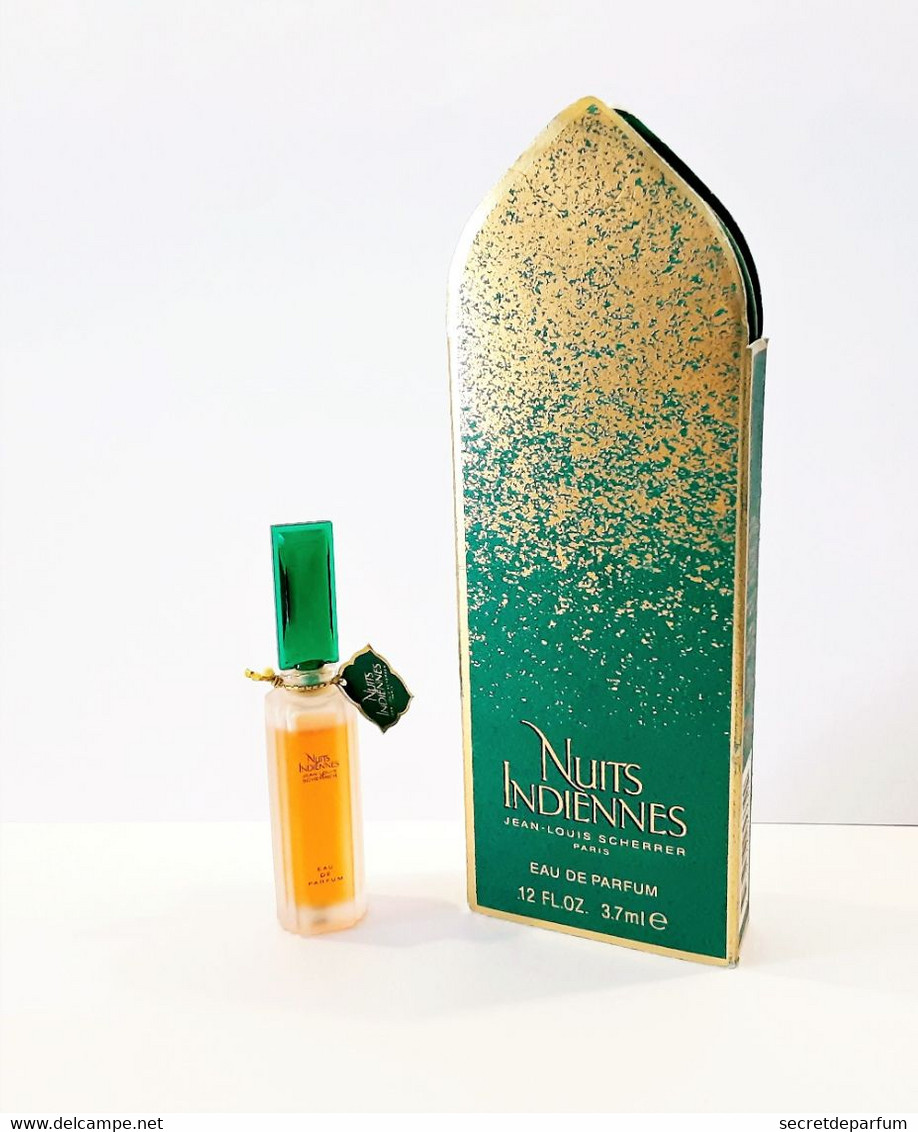 Miniatures De Parfum   NUITS INDIENNES  De JEAN LOUIS  SCHERRER 3.7 Ml  EDP  + Boite - Miniatures Femmes (avec Boite)