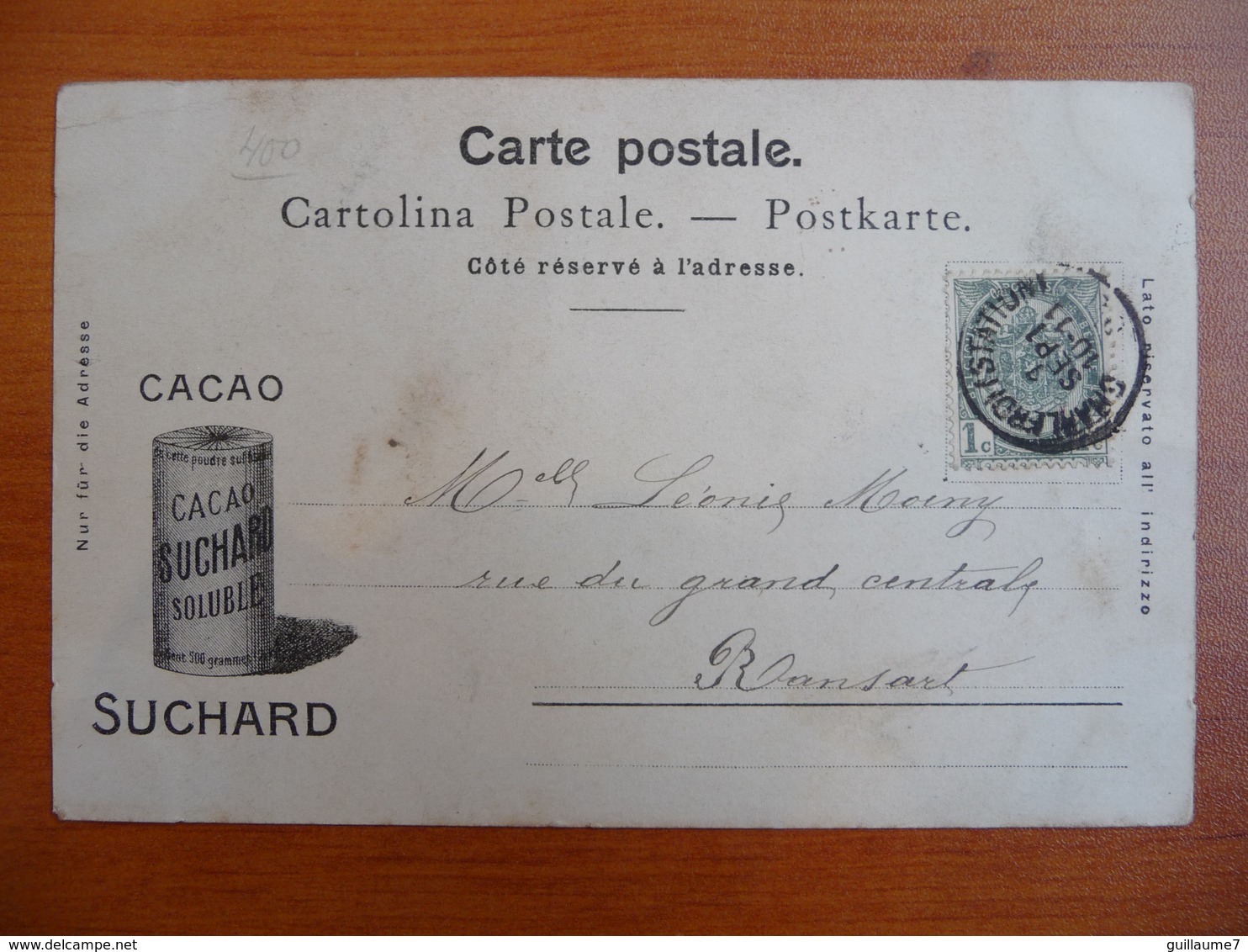 CPA - Chocolat Suchard- Exposition Universelle De Paris 1900 - Maision Ouvrière Exposée à Vincennes - Publicité