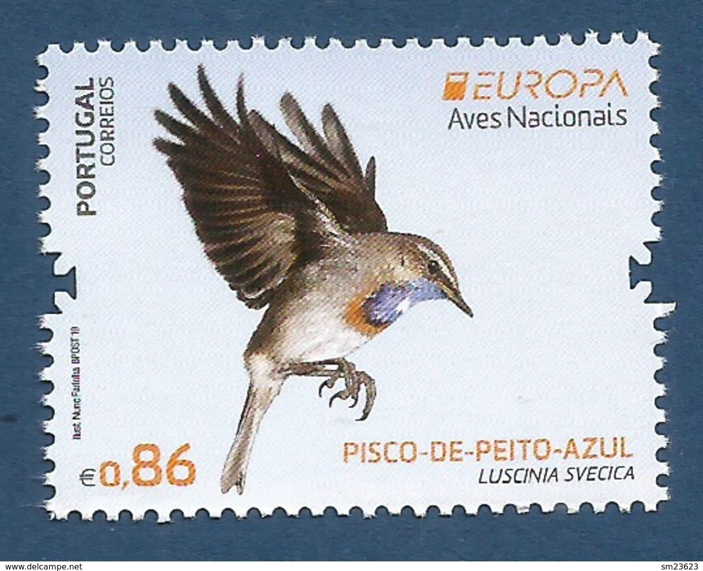 Portugal    2019  Mi.Nr. 4511 Aus Block 444 , EUROPA CEPT Birds - Aves Nacionals - Postfrisch / MNH / (**) - 2019