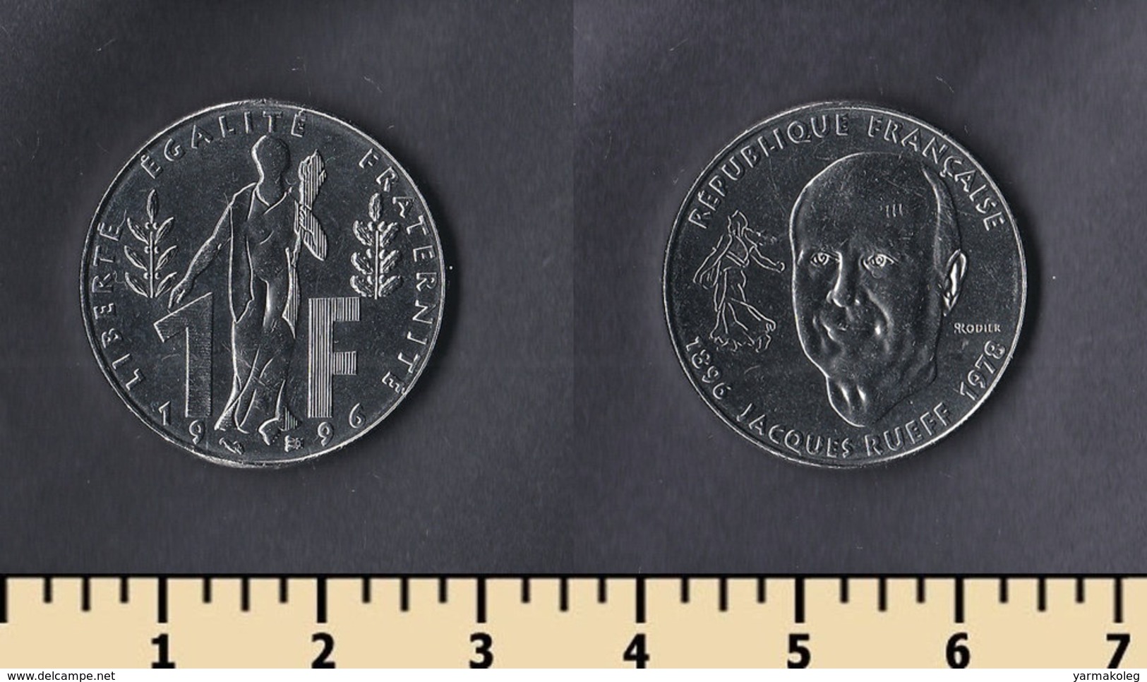 France 1 Franc 1996 - Otros & Sin Clasificación