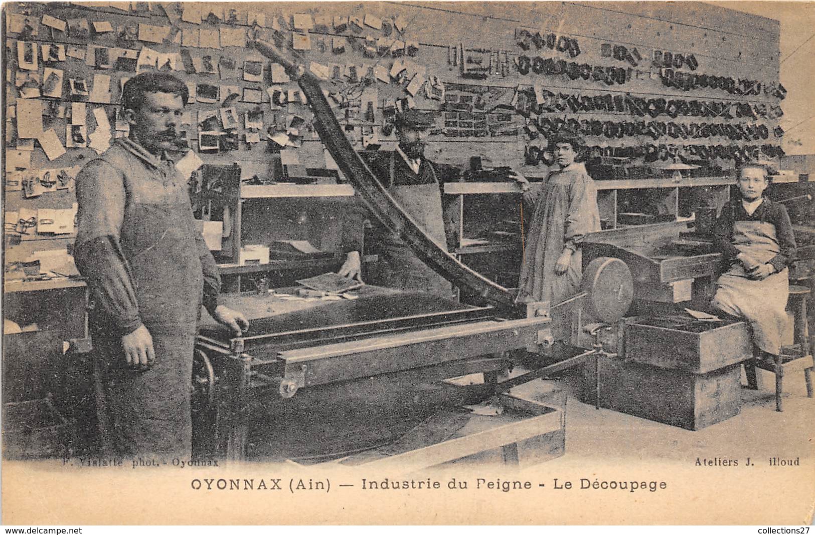 01-OYONNAX- INDUSTRIE DU PEIGNE- LE DECOUPAGE - Oyonnax