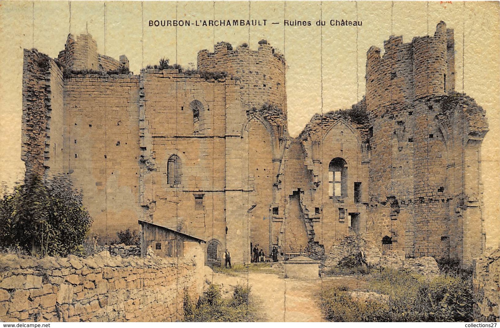 03-BOURBON-L'ARCHAMBAULT- RUINES DU CHATEAU - Bourbon L'Archambault
