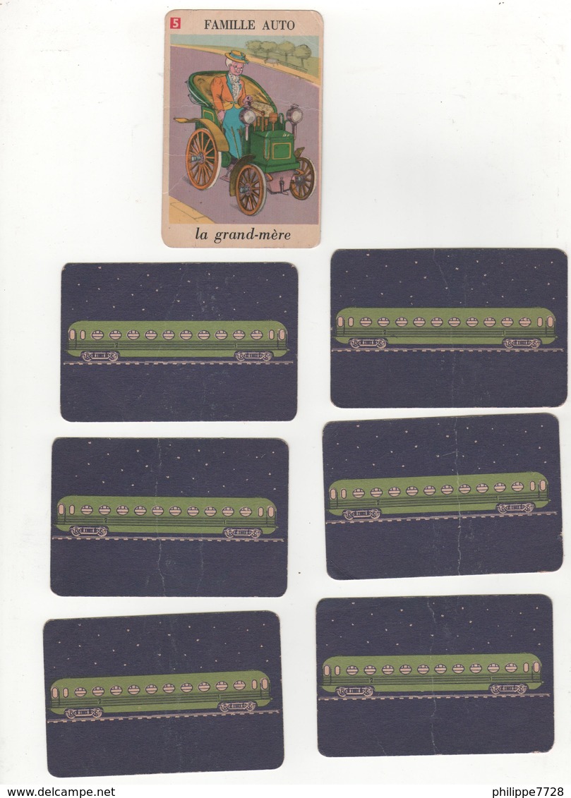 Cartes Anciennes à Jour 7 Familles - Cartes à Jouer Classiques