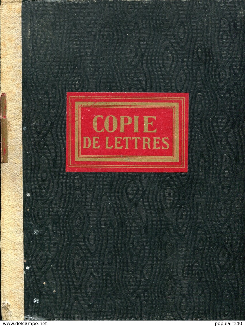 Maintenon Eure-et-Loir 28 Cahier  Copies De Lettres Manuscrites 1937 à 1947 Notaire Notariat Histoire Locale Guerre - Unclassified