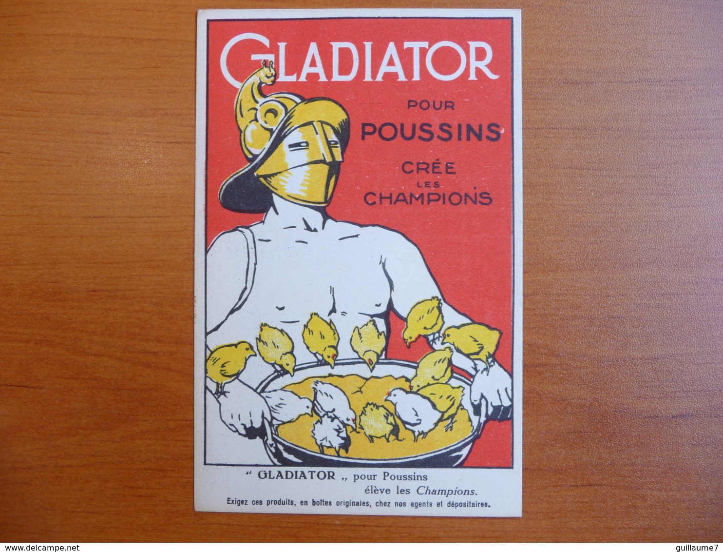 CPA - "Gladiator" Pour Poussins, Crée Les Champions - SMG Sélections Maxima Gembloux - Publicité