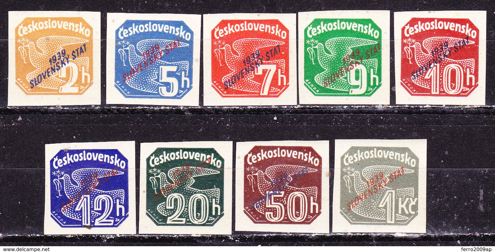Slovacchia 1939 Giornali  Serie Completa Nuova MLLH - Unused Stamps