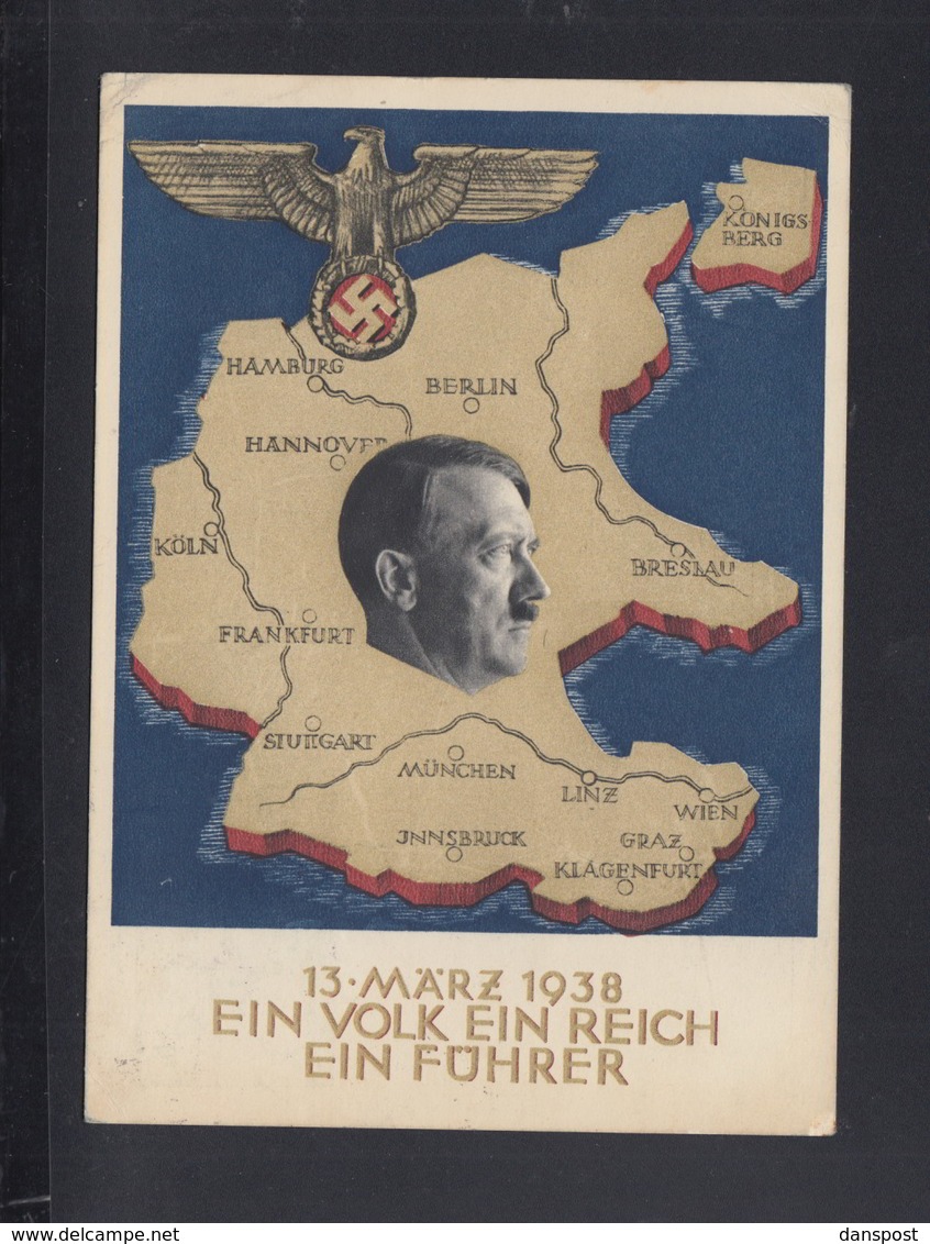 Dt. Reich Österreich Bild-OK 1939 Josef Oskar Czeija An Baronin Agnes Von Stein - Briefe U. Dokumente