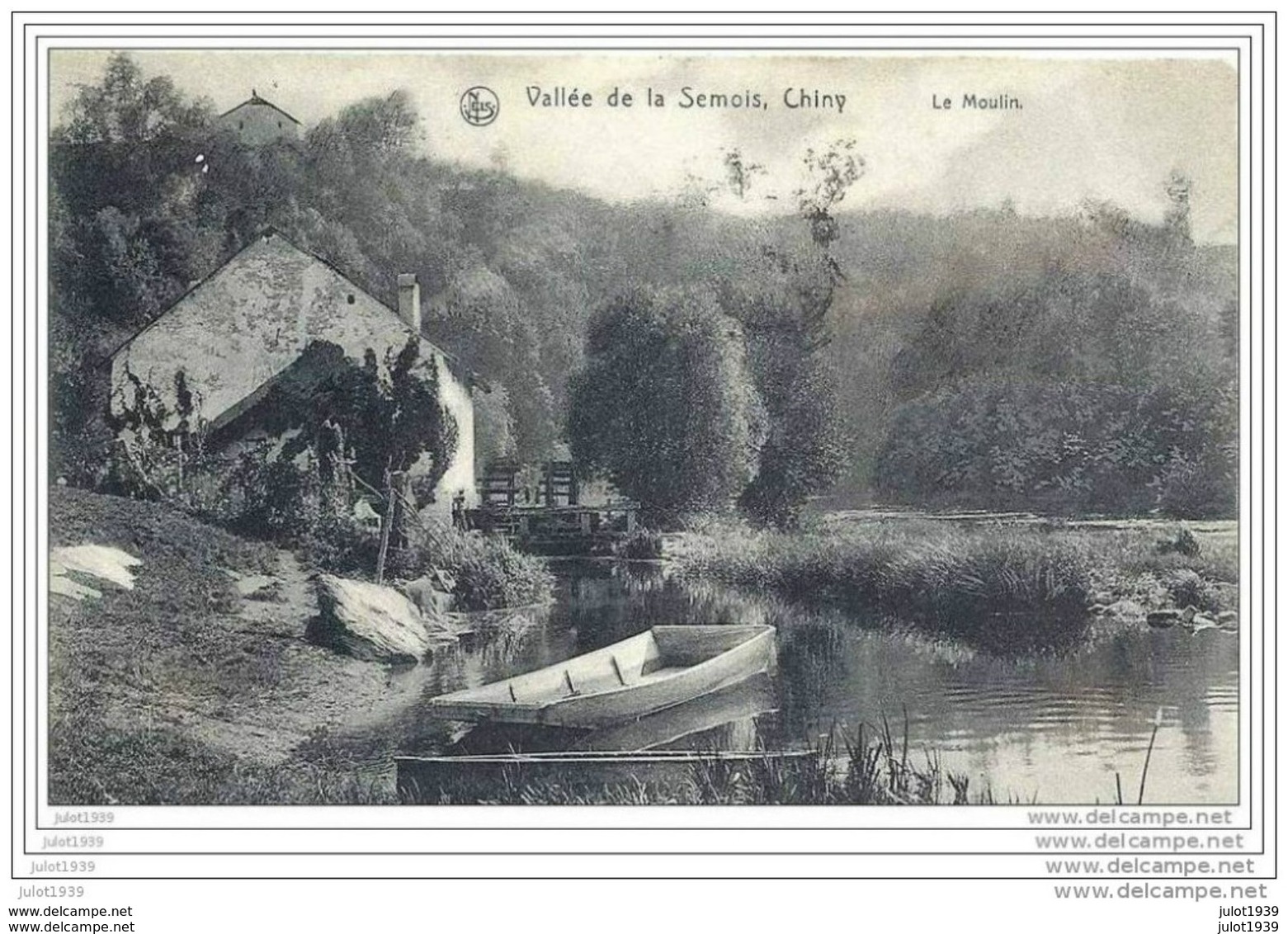 CHINY ..-- Le MOULIN . 1909 Vers BRUXELLES ( Mr Mme BAILLON ) . Voir Verso . - Chiny