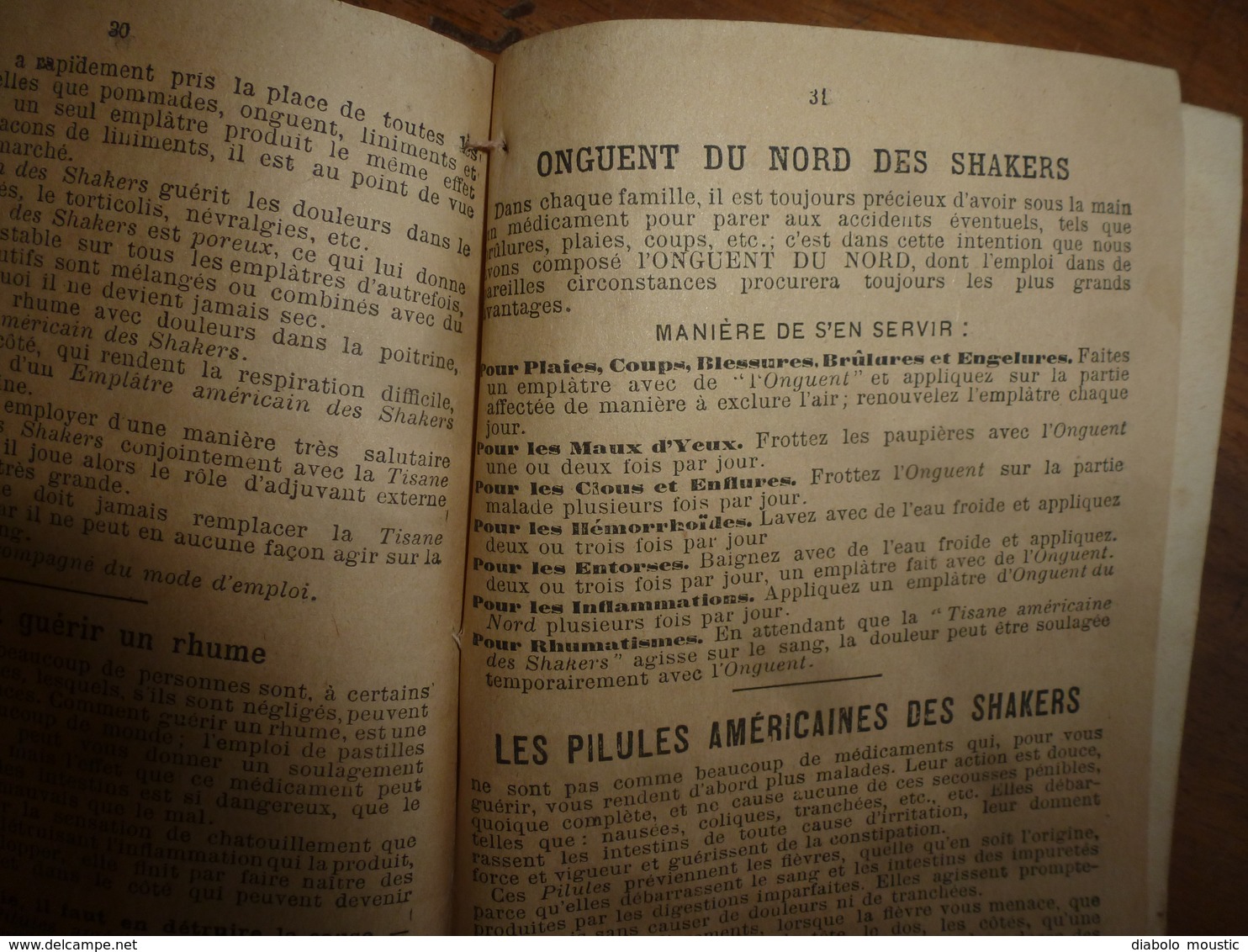 1893 : SHAKERS - Revue : Publication paraissant à LILLE ( Pilules,Tisanes,etc ) à la Pharmacie FANYAU de LILLE