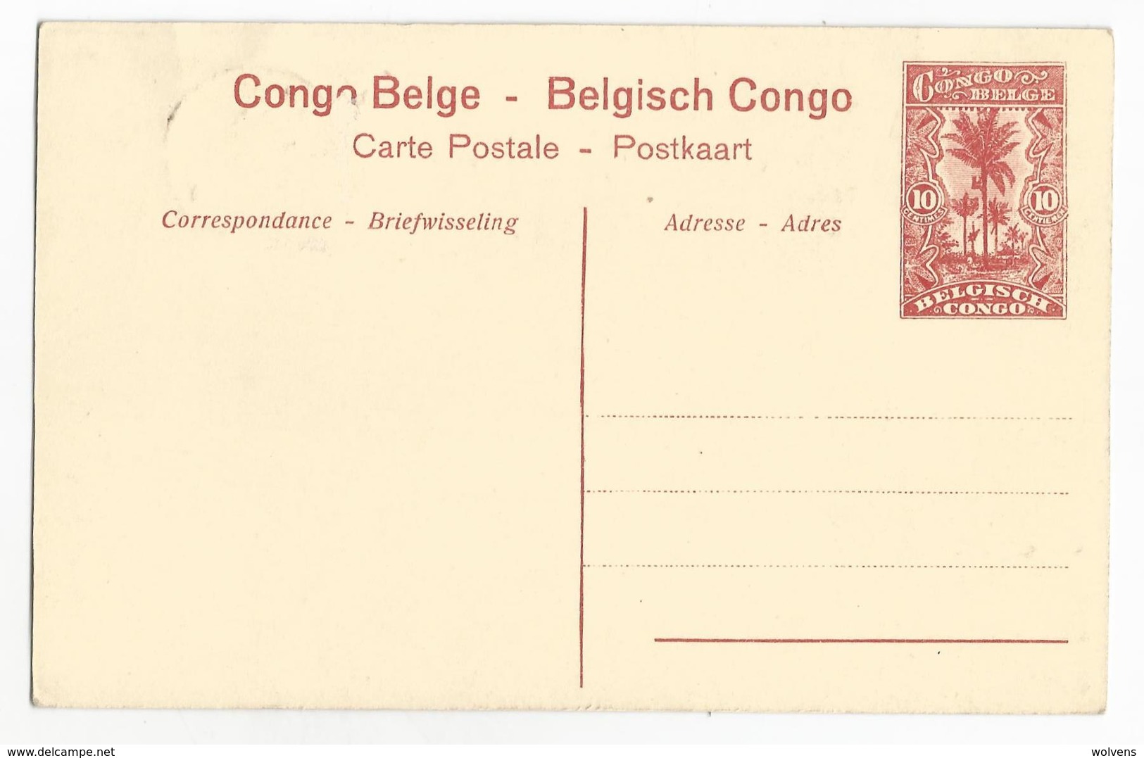 Belgisch Congo Belge Matadi Rue Principale CPA PK EP - Congo Belge