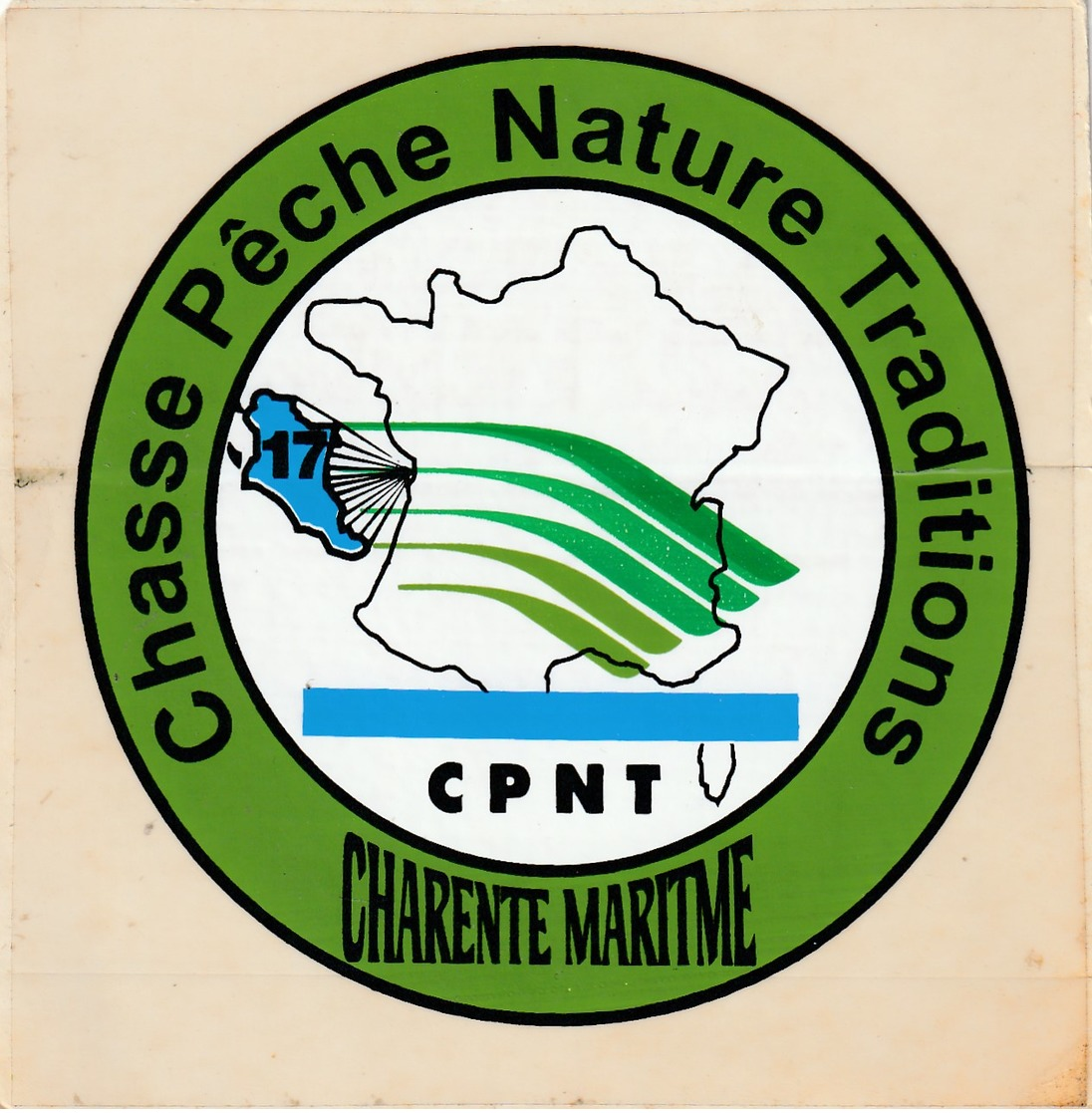 Autocollant Chasse-gibier Eau---c P N T Charente Maritime - Stickers