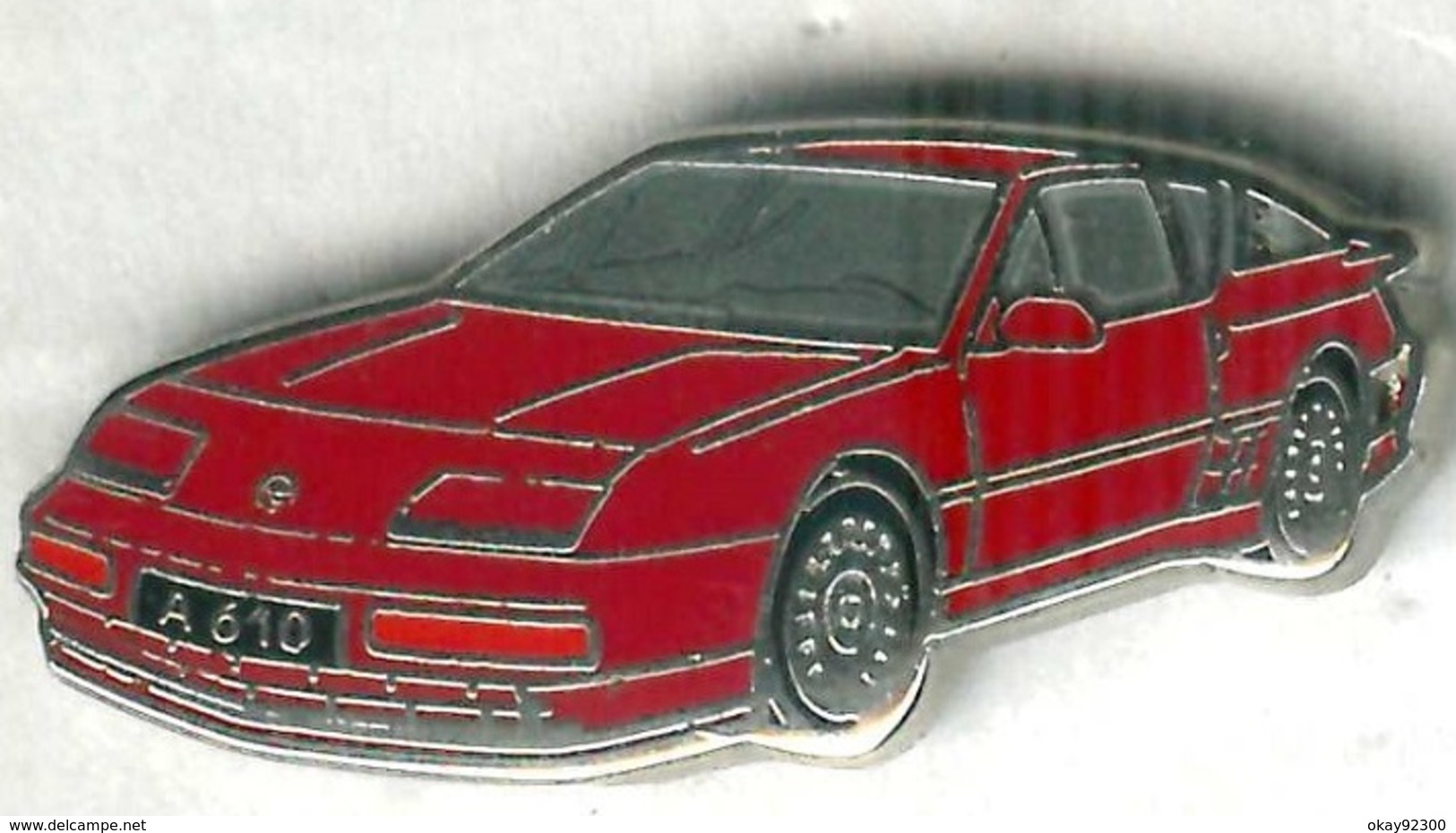 Pin's Voiture Automobile Renault Alpine A610 Couleur Bordeaux - Renault