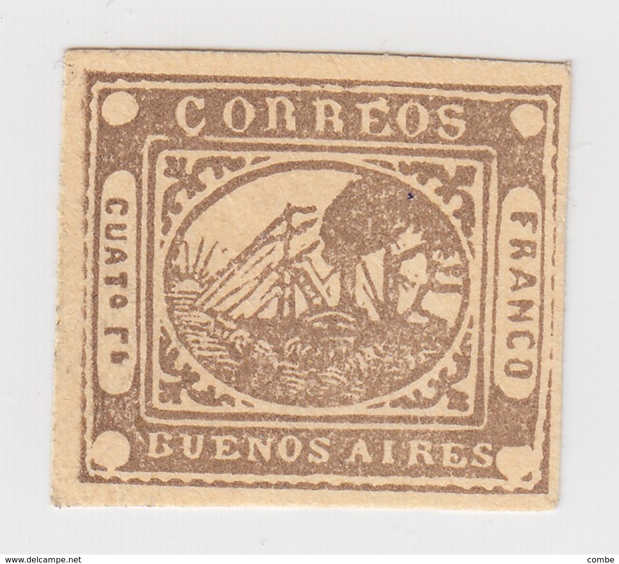 ARGENTINE BUENOS AIRES REIMPRESSION - Buenos Aires (1858-1864)