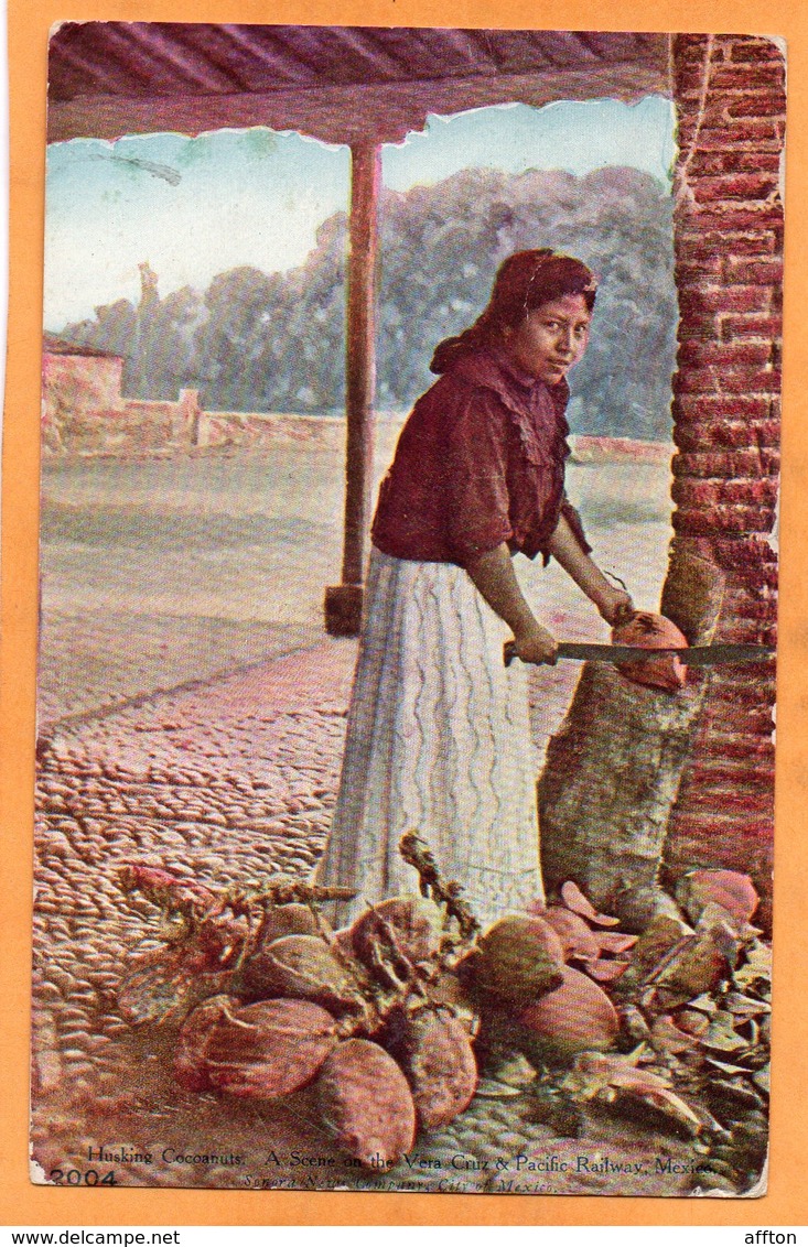 Mexico 1911 Postcard Mailed To USA - Mexique