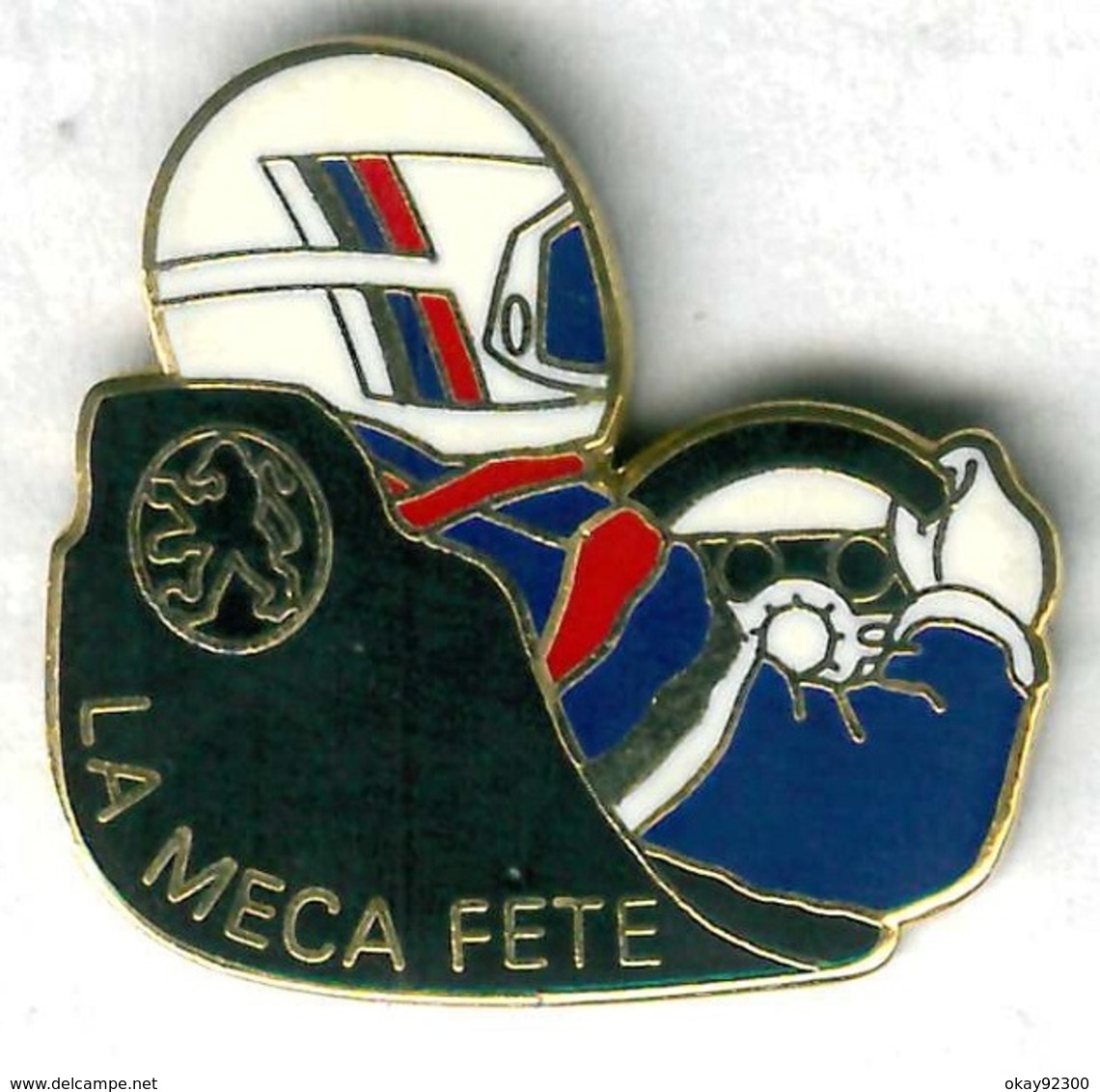 Pin's Voiture Automobile Peugeot Sochaux La Meca Fête - Peugeot