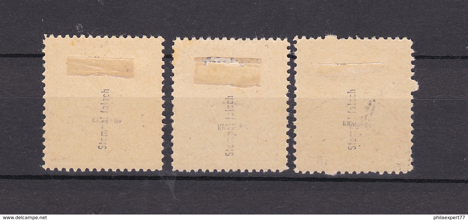 Mecklenburg-Vorpommern - 1945 - Michel Nr. 26/28 - Stempel Falsch - BPP Gepr. - Sonstige & Ohne Zuordnung