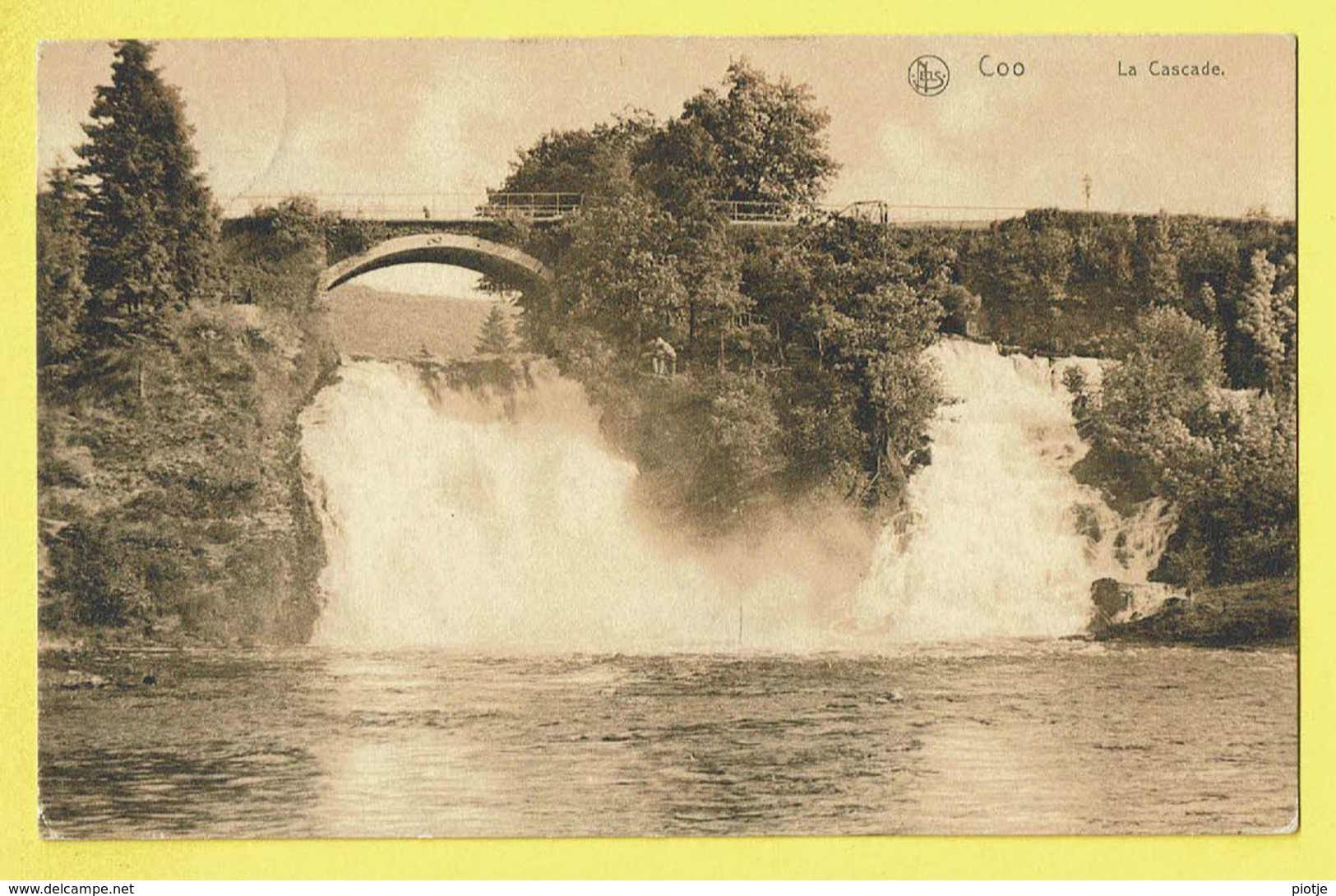 * Coo (Stavelot - Liège - La Wallonie) * (Ed Nels, Série Coo, Nr 9) La Cascade, Waterval, Chute, Pont, Canal, Quai, Rare - Stavelot