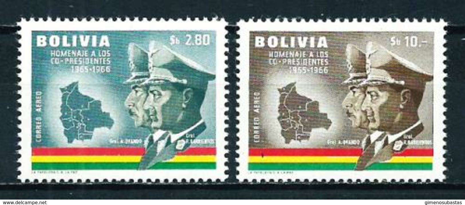 Bolivia Nº A-252/3 Nuevo - Bolivia