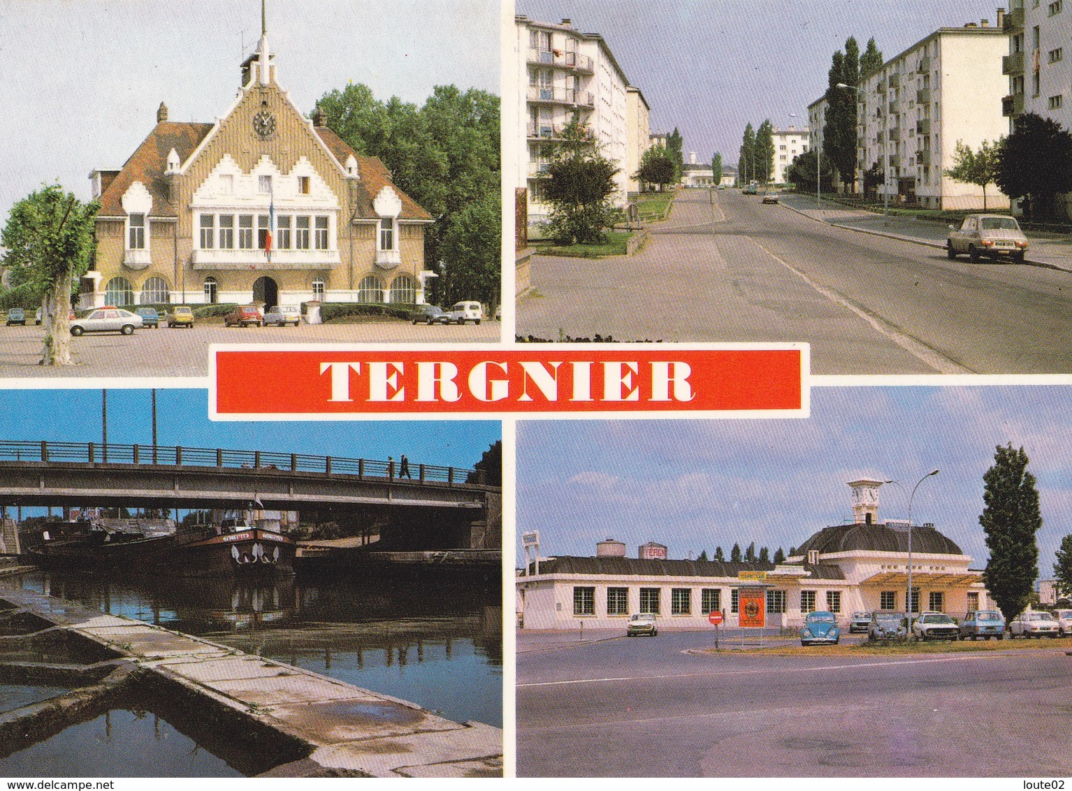 aisne tergnier lot de 8 cartes