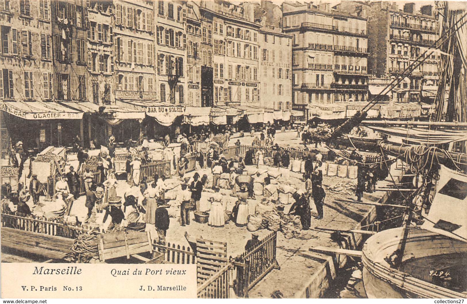 13-MARSEILLE- QUAI DU PORT VIEUX - Puerto Viejo (Vieux-Port), Saint Victor, Le Panier