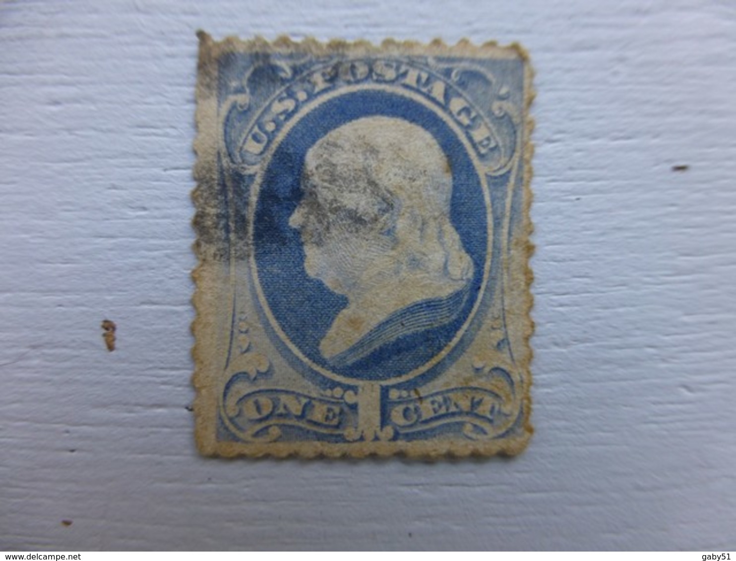 Etats-Unis, One Cent Bleu ; Ref ALB01 - Gebraucht