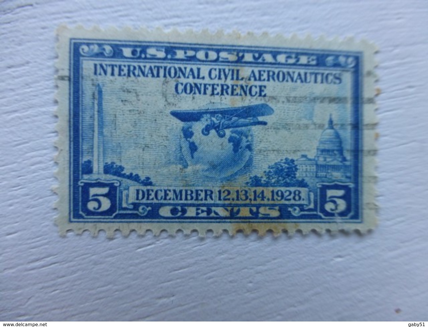 Etats-Unis, Conférence Aéronautique 1928 ; Ref ALB01 - Used Stamps