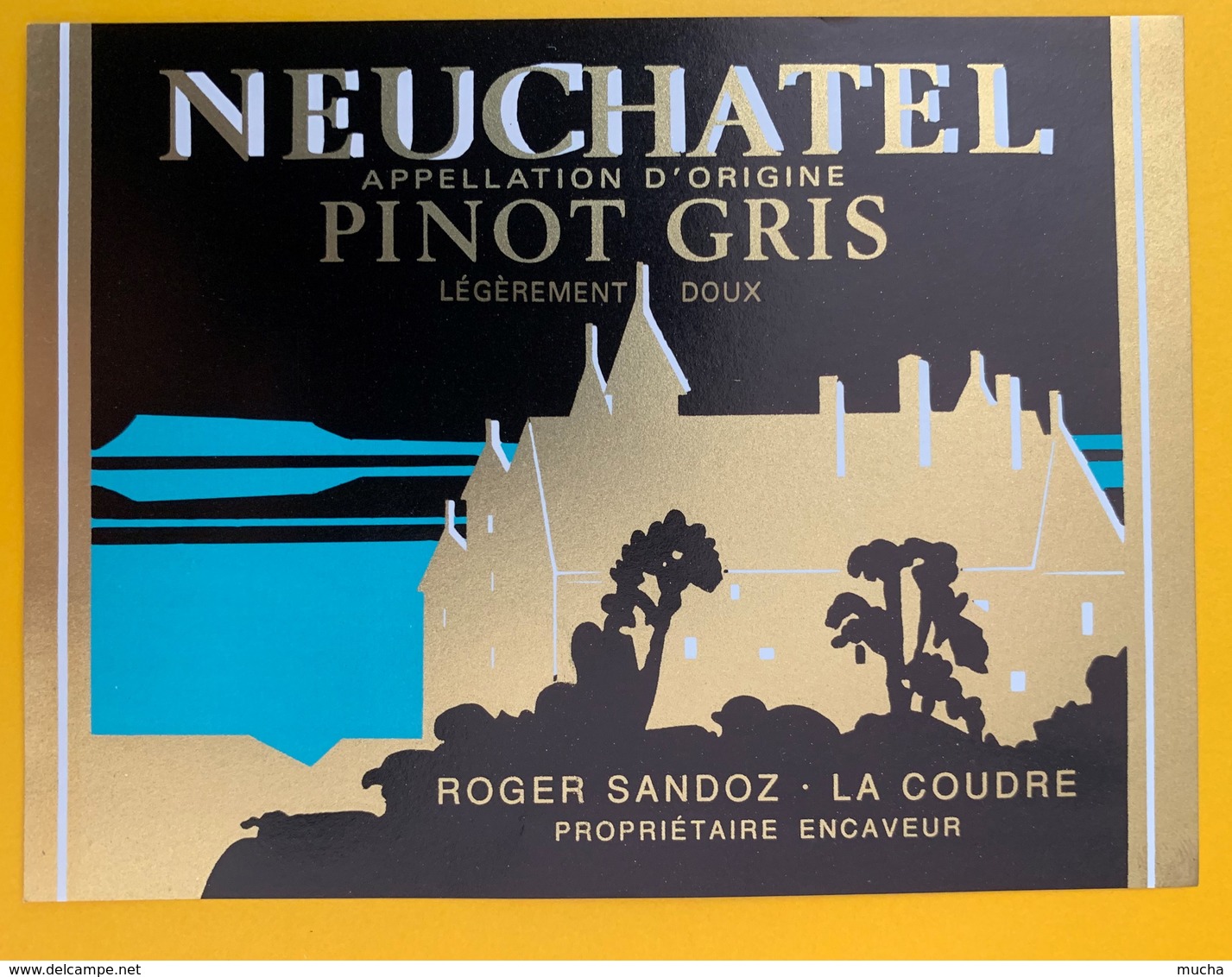 10628  - Neuchâtel Pinot Gris Roger Dandoz La Coudre Suisse - Autres & Non Classés