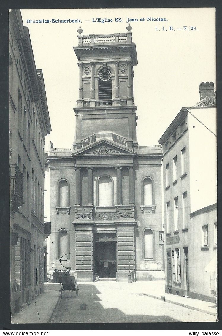 +++ CPA - Brussel - SCHAERBEEK - SCHAARBEEK - Eglise SS Jean Et Nicolas  // - Schaerbeek - Schaarbeek