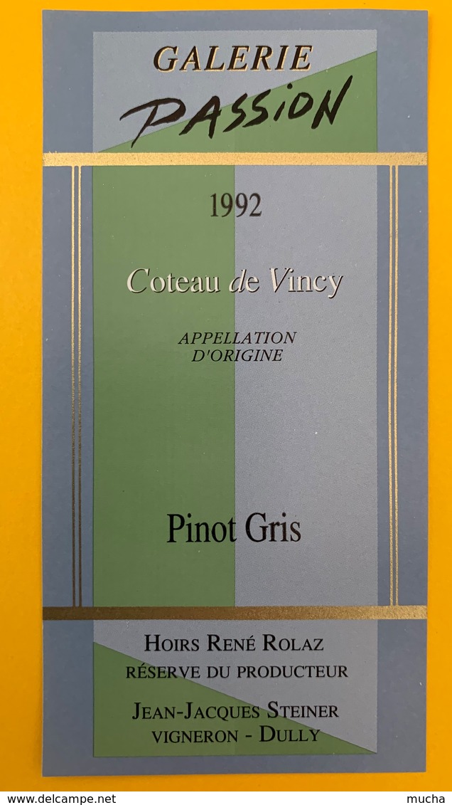 10632  - Galerie Passion Côteau De Vincy 1992 Suisse 6 Cépages Pinot Noir, Pinot Gris, Chasselas, 6 étiquettes - Autres & Non Classés