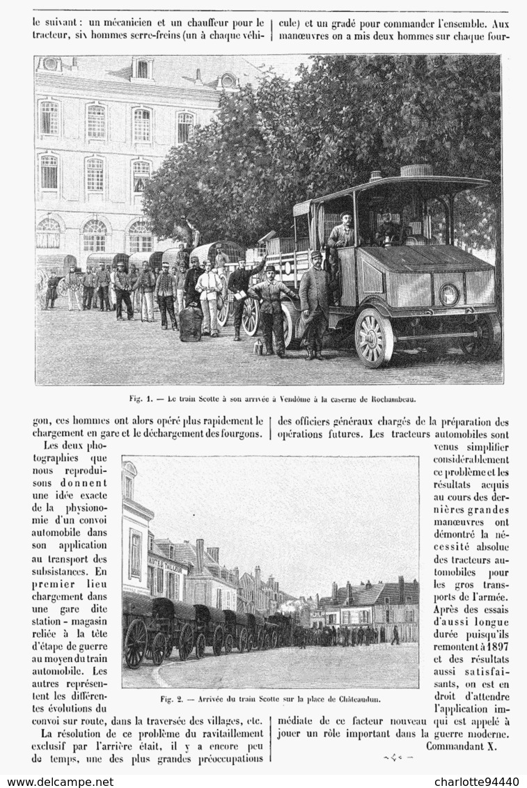 LES AUTOMOBILES De GUERRE   1901 - Voertuigen