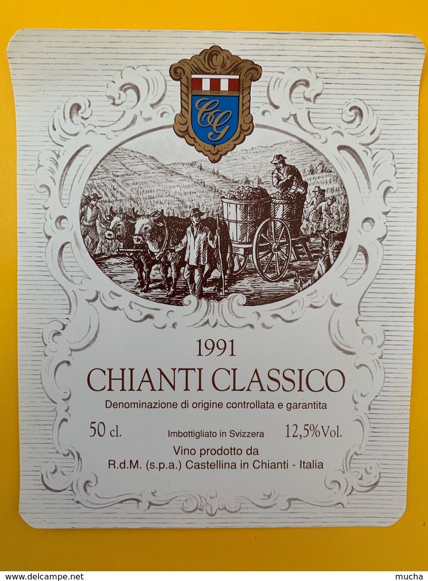 10635  - Chianti Classico 1991 Italie - Autres & Non Classés