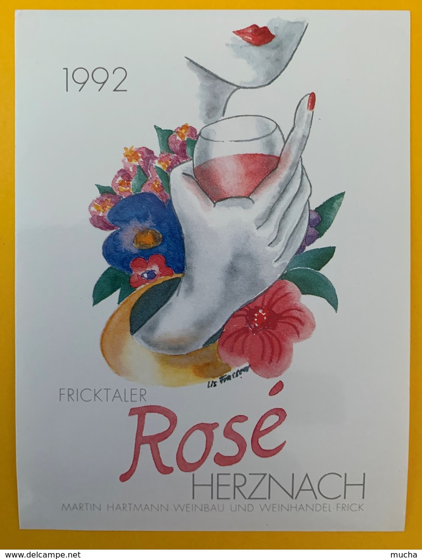 10637  - Fricktaler  Rosé 1992 Herznach Suisse - Art