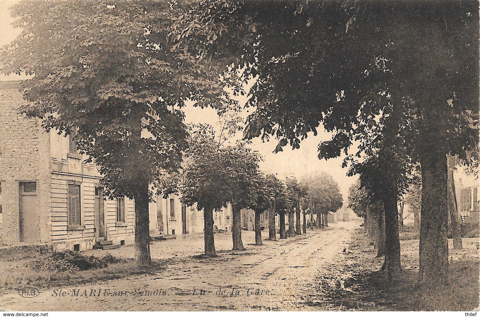 Ste-Marie-sur-Semois NA7: Rue De La Gare 1934 - Etalle