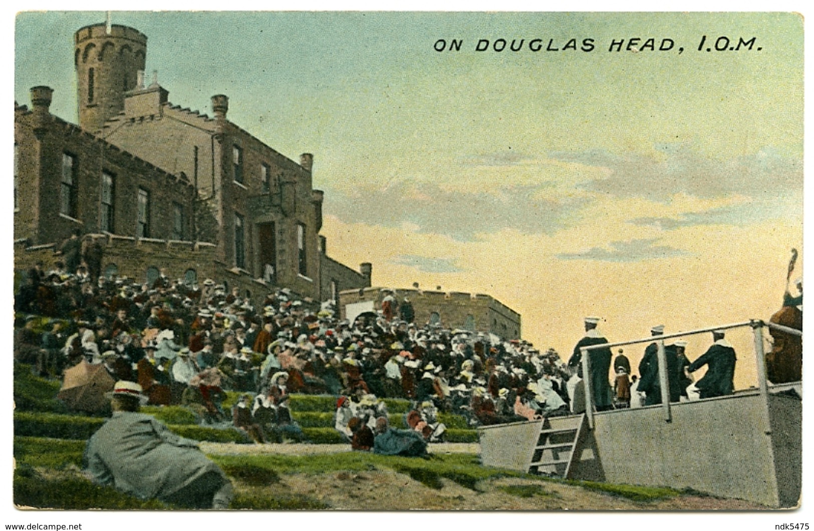 ISLE OF MAN : ON DOUGLAS HEAD - PIERROT STAGE PERFORMANCE / ADDRESS - SKEGNESS, WINTHORPE, BANKSIDE (MIDDLETON) - Isle Of Man