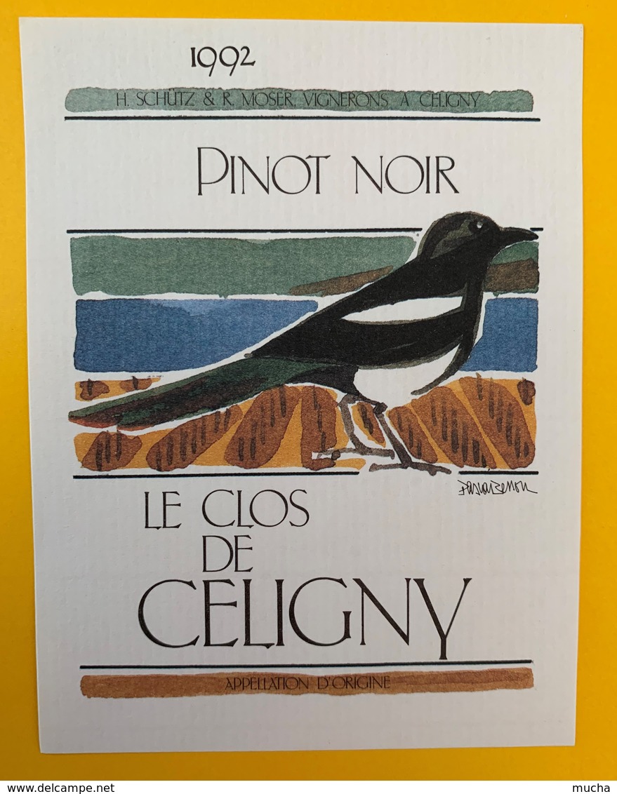 10649  - Pinot Noir 1992 Le Clos De Céligny  Suisse - Autres & Non Classés