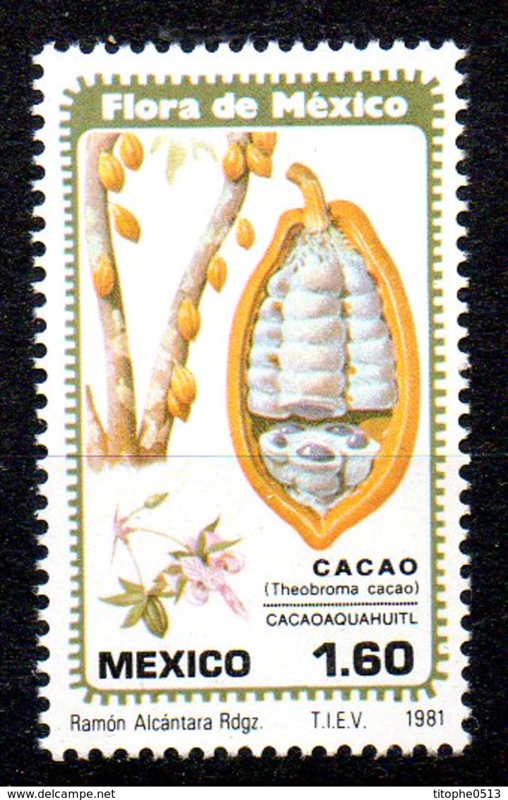 MEXIQUE. N°931 De 1981. Cacao. - Ernährung