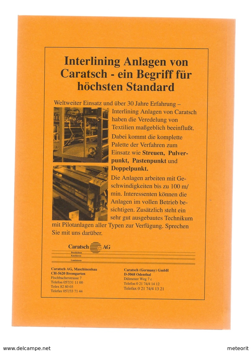 Handbuch Der Textilen Fixiereinlagen Von Prof. Dr. Peter Sroka, Sprache: Deutsch, ISBN: 3-89191-633-7 - Técnico