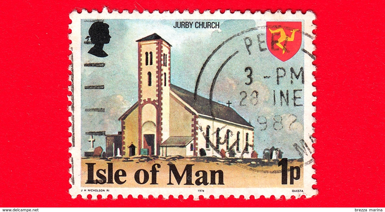 Isola Di MAN - Usato - 1978 - Costruzioni - Jurby Church - 1 - Isola Di Man