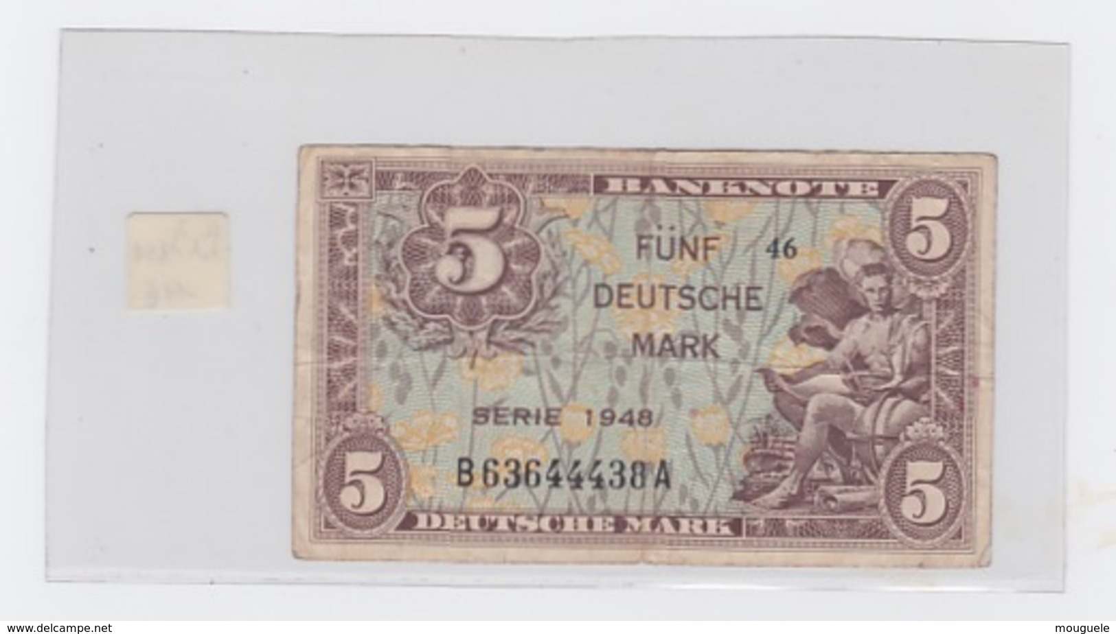 Billet De 5DM Pick 4  1948 - Andere & Zonder Classificatie