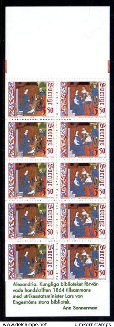 SWEDEN 1996 Christmas Booklet MNH / **.  Michel MH221 - 1981-..