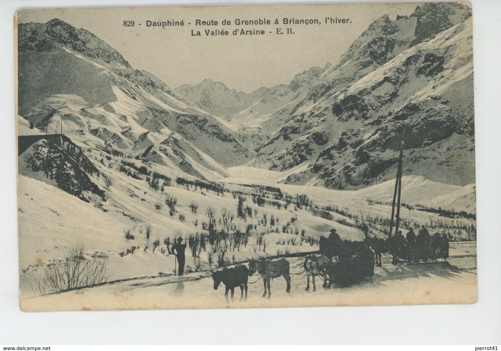 Route De GRENOBLE à BRIANÇON , L'hiver - La Vallée D' ARSINE - Autres & Non Classés