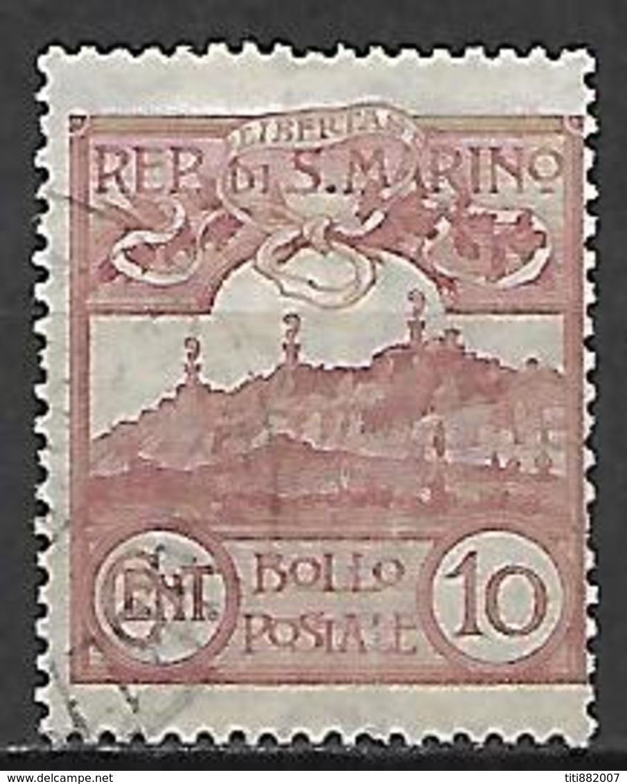 SAN  MARINO    -    1903 .   Y&T N° 36 Oblitéré - Oblitérés